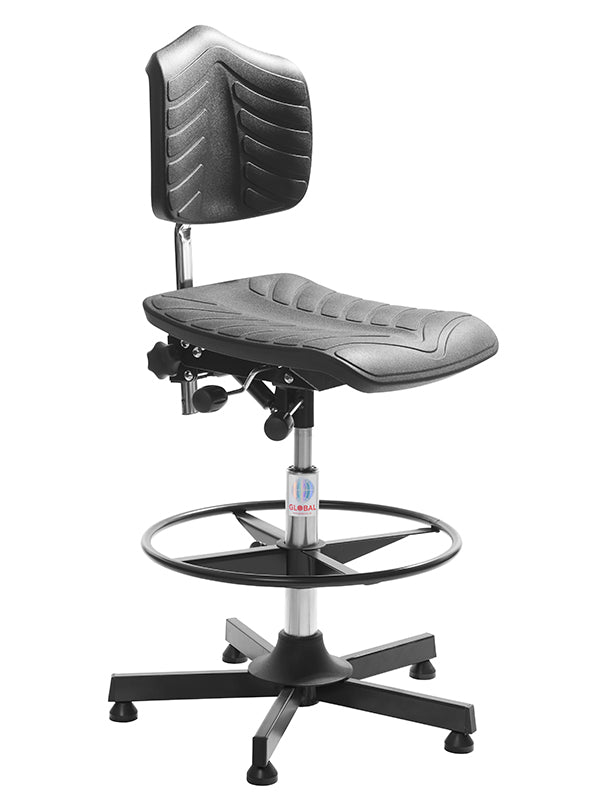 Premium høy 64-90cm – arbeidsstol til produksjon