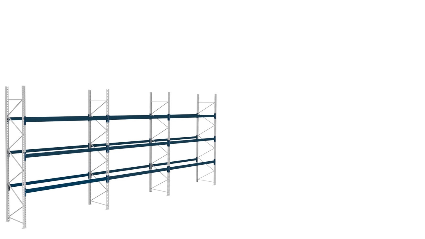 BITO Pallereolpakke H4000 – 36 pallplasser i 3 fag