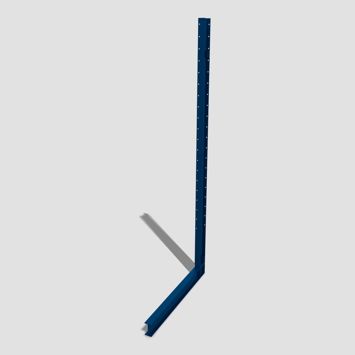 Søyle til tung grenreol, enkeltsidig 2500 mm, lakkert