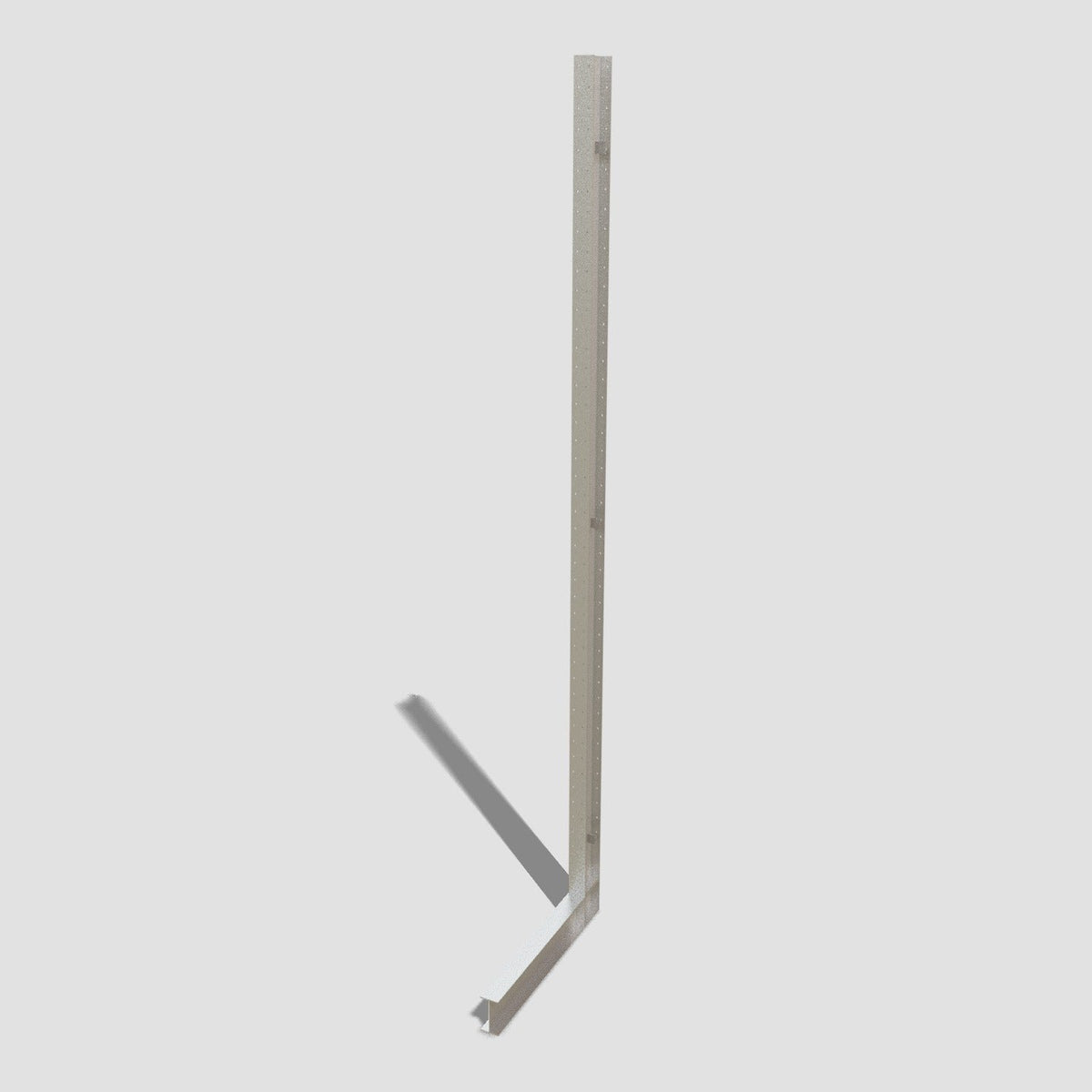 Søyle til tung grenreol, enkeltsidig 5000 mm, galvanisert