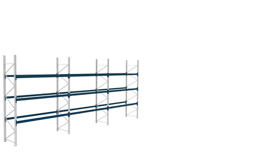 BITO Pallereolpakke H4000 – 36 pallplasser i 3 fag