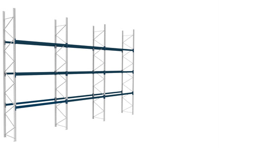 BITO Pallereolpakke H6000 – 36 pallplasser i 3 fag