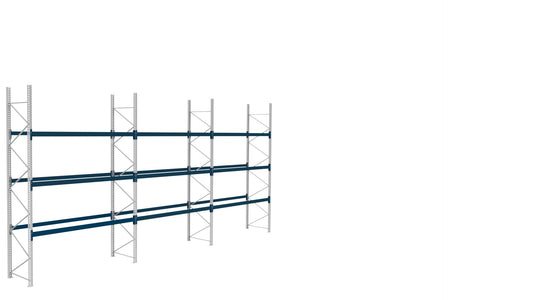 BITO Pallereolpakke H4500 – 36 pallplasser i 3 fag