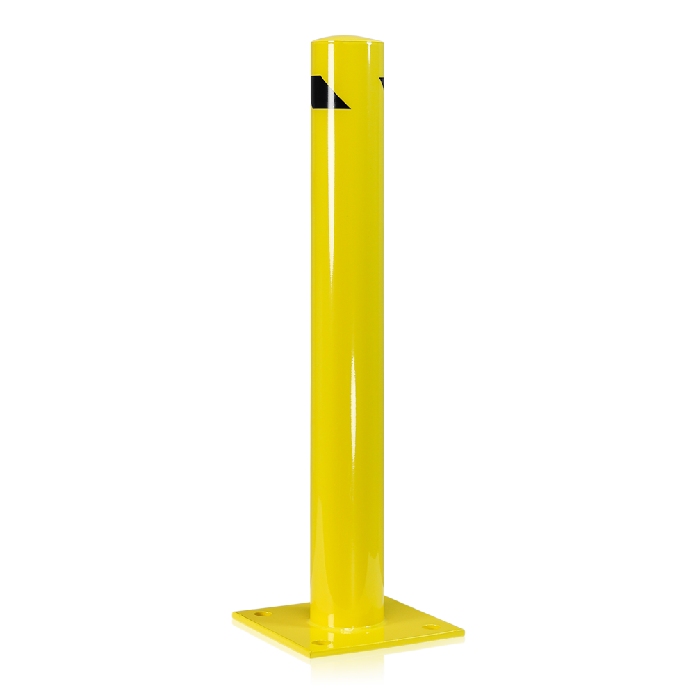 Påkjøringsvern H900 mm – gul trafikkstolpe