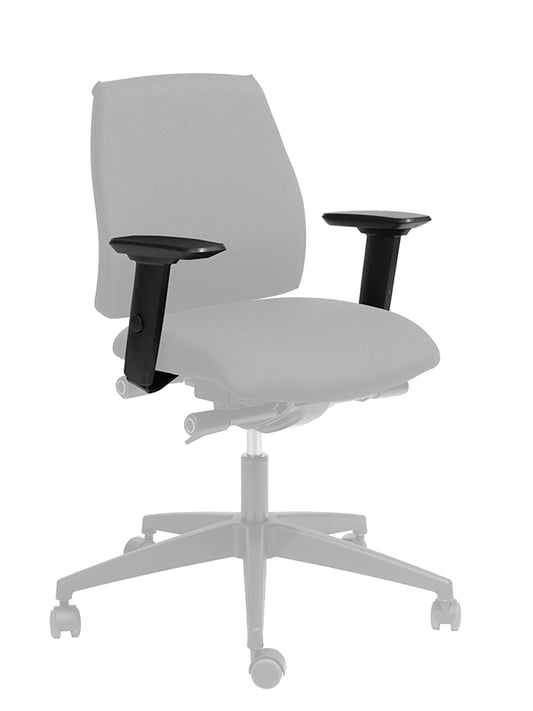 Office Pro armlæn – arbeidsstol med rygg