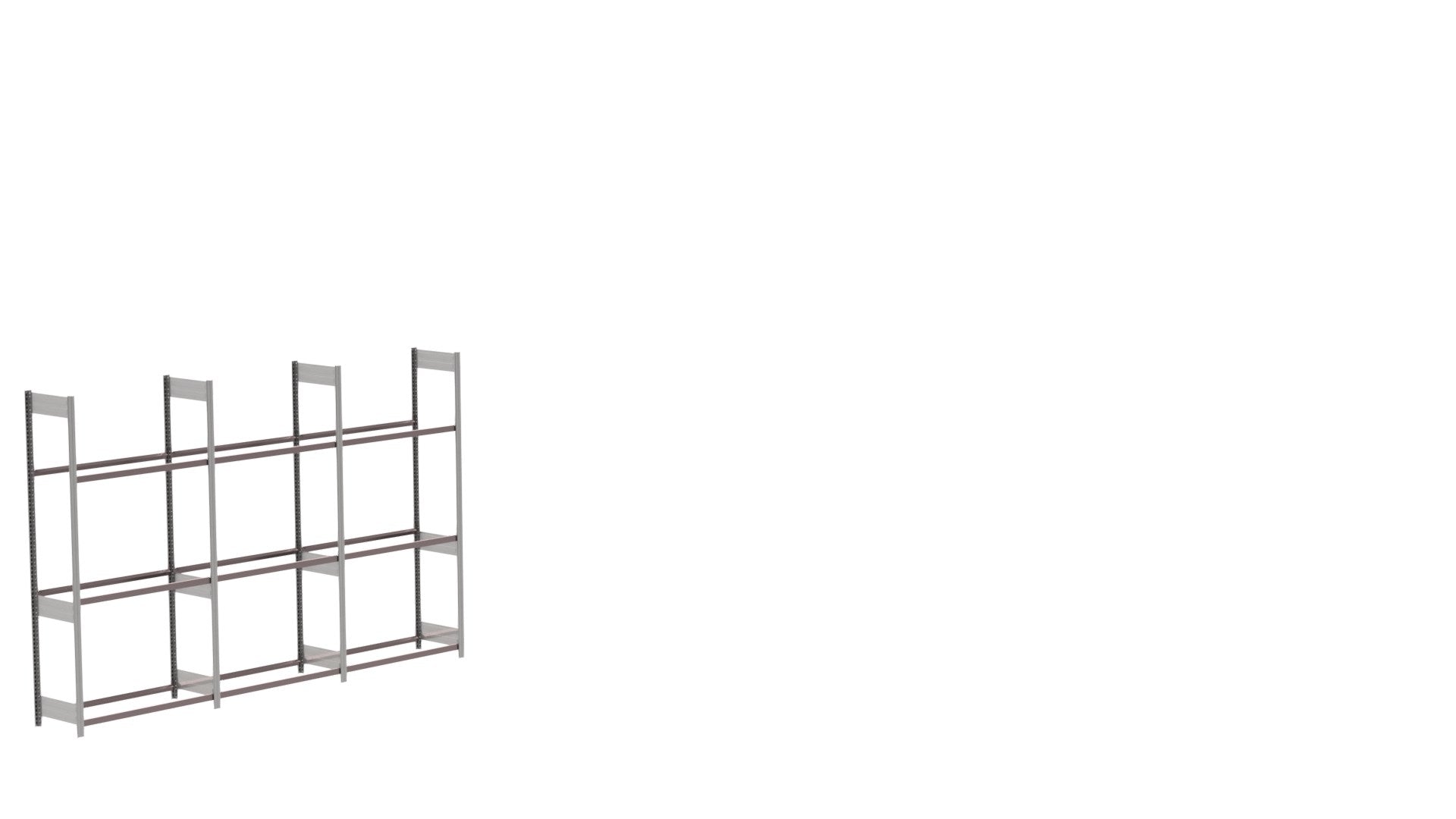 Produktbilde av BITO dekkreolpakke i stål, L3074 × H2000 × D424mm