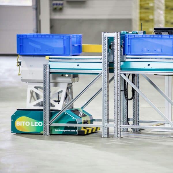 LEO Locative for automatisk transport av kasser