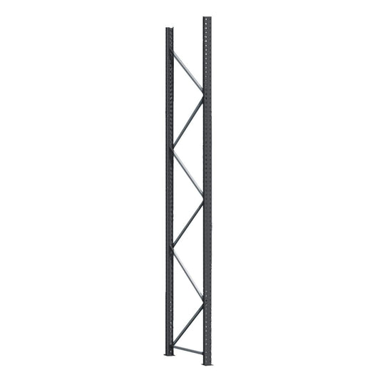 Constructor P90 pallereolstige med svarte stolper og fotplater og galvaniserte stag