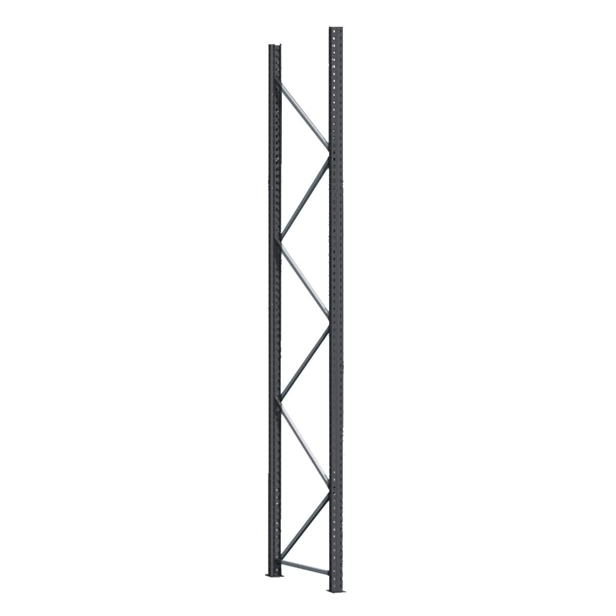 Constructor P90 pallereolstige med svarte stolper og fotplater og galvaniserte stag