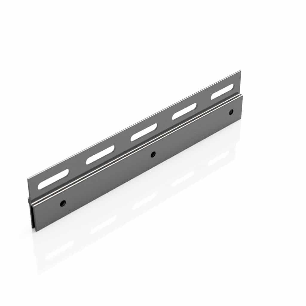 Extruflex strimmelport-brakett 200 mm i rustfritt stål