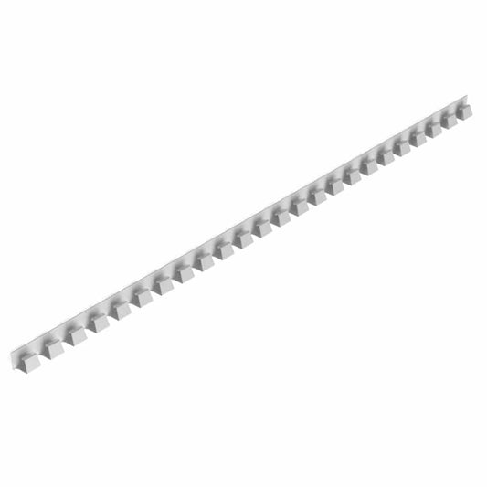 Extruflex opphengsskinne 984 mm Hook-on-Track for strimmelport montert i tak