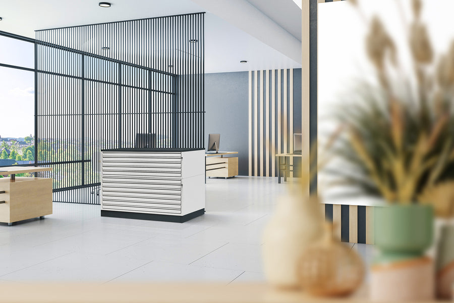 Planarkiv for store formater