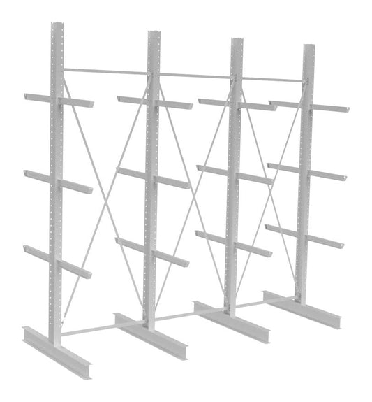 Grenreolpakke dobbeltsidig L4610×H5030×D1320 mm – 4 nivå