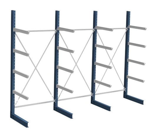 Grenreolpakke enkelsidig L4580×H3540×D1260 mm – 5 nivå