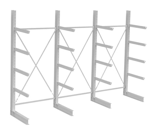 Grenreolpakke enkelsidig L4590×H3470×D1280 mm – 5 nivå