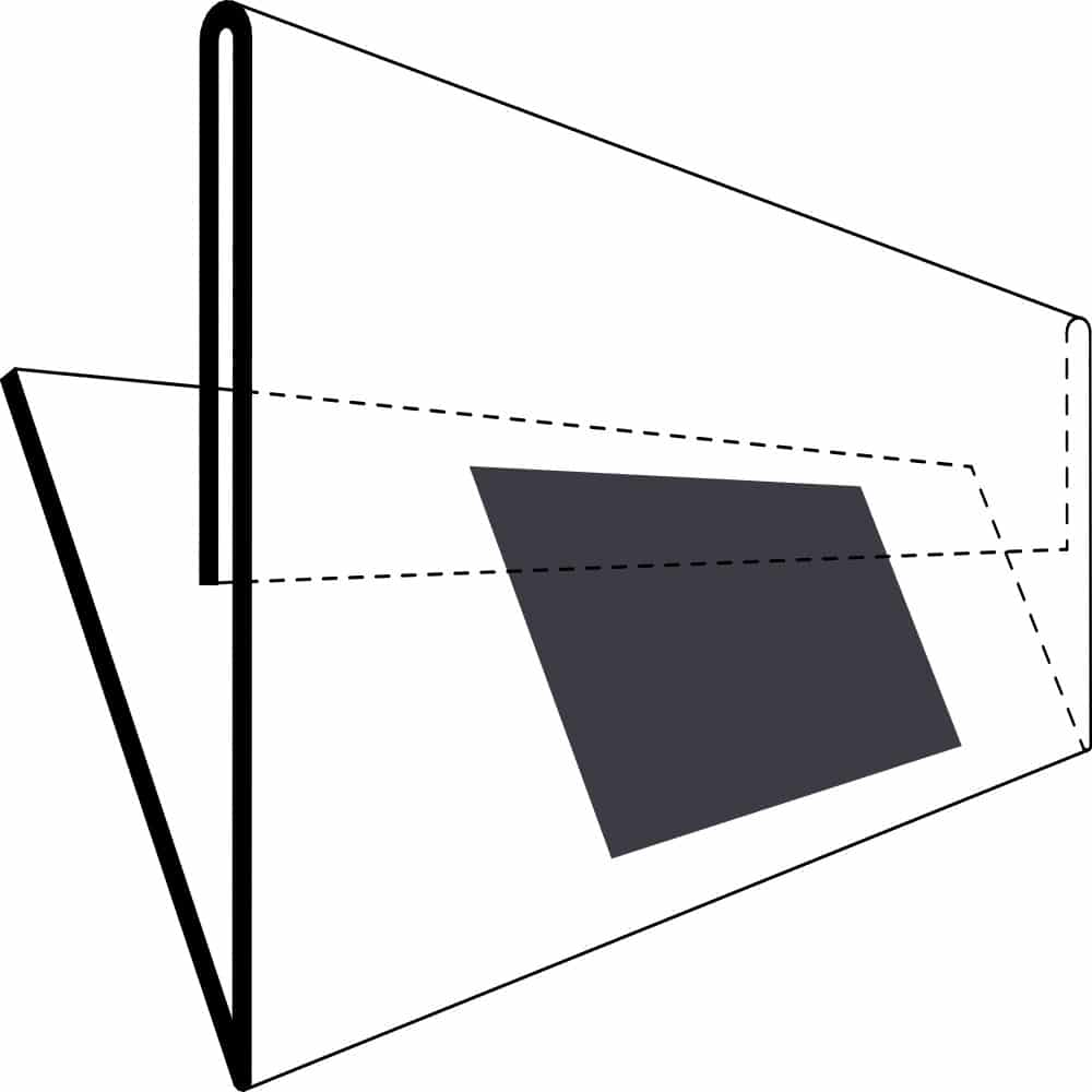 Etikettholder - magnet - 210x40mm - 50stk