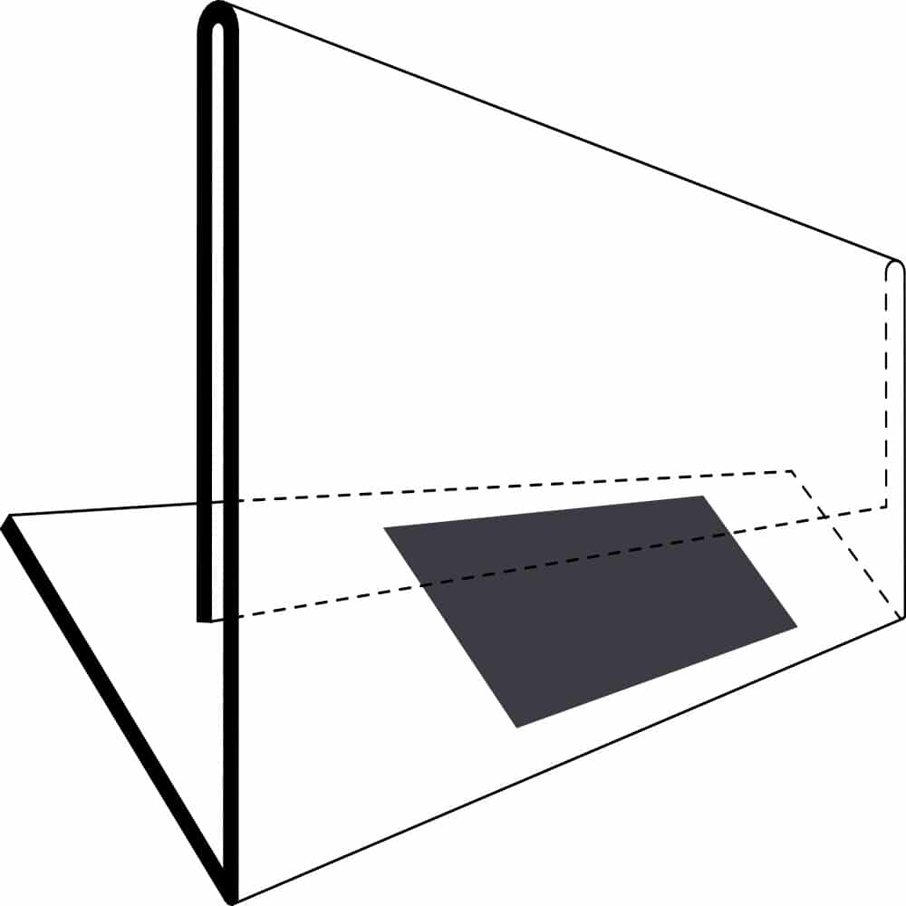 Etikettholder - magnet - 210x50mm - 50stk