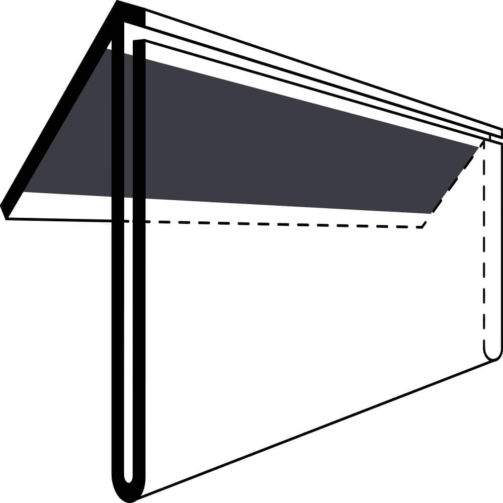 Etikettholder - magnet - 840x26mm - 50stk